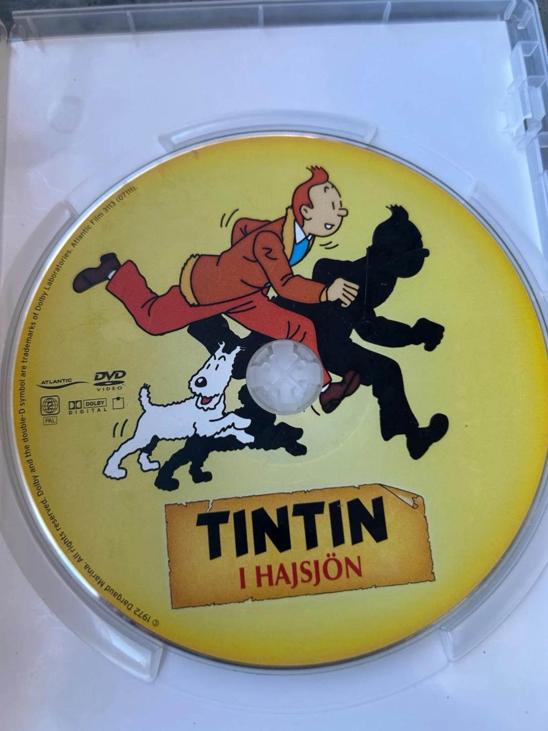 Tintin i hajsjön dvd - 2