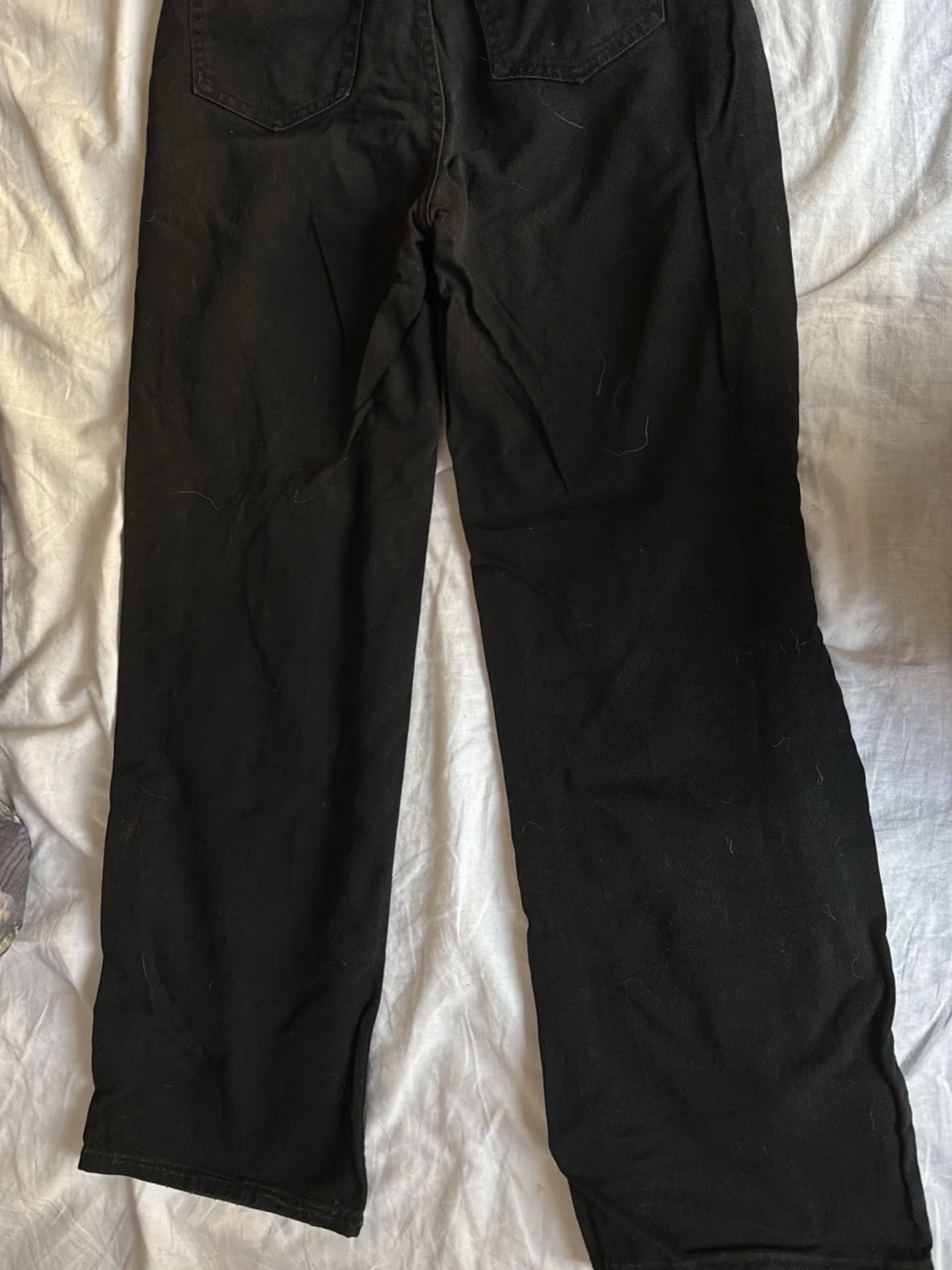 Svarta raka jeans - 1