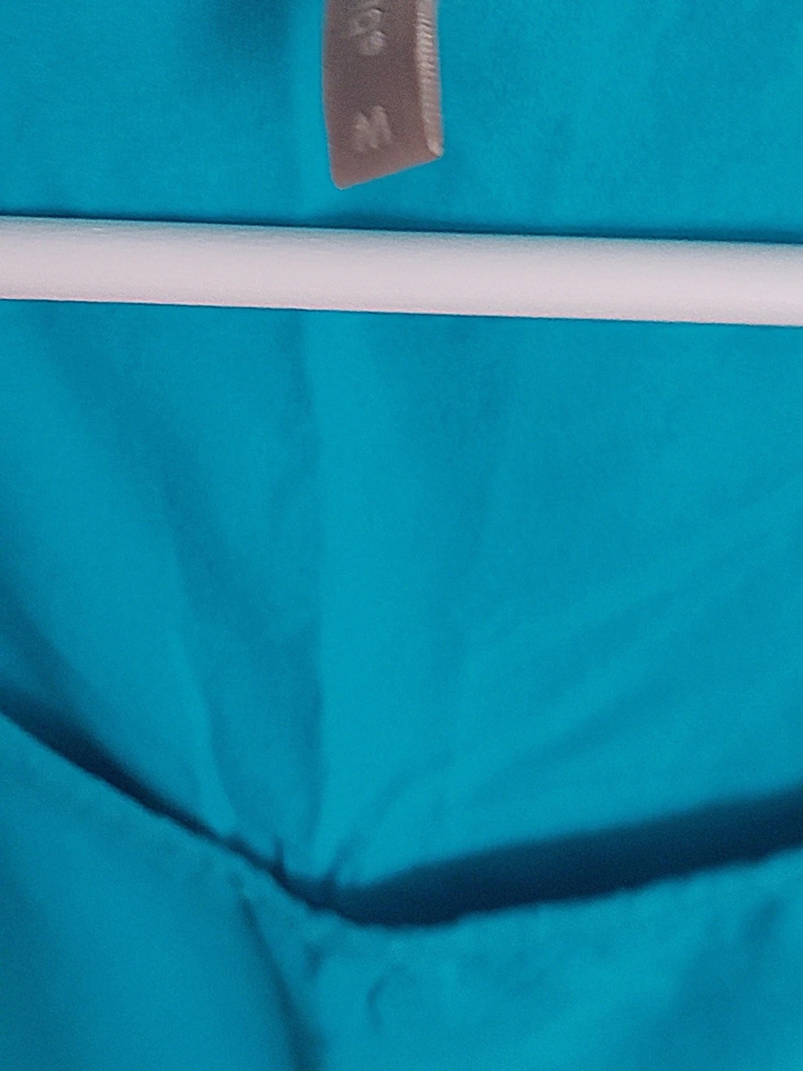 Turkos ärmlös bomullsklänning - 1