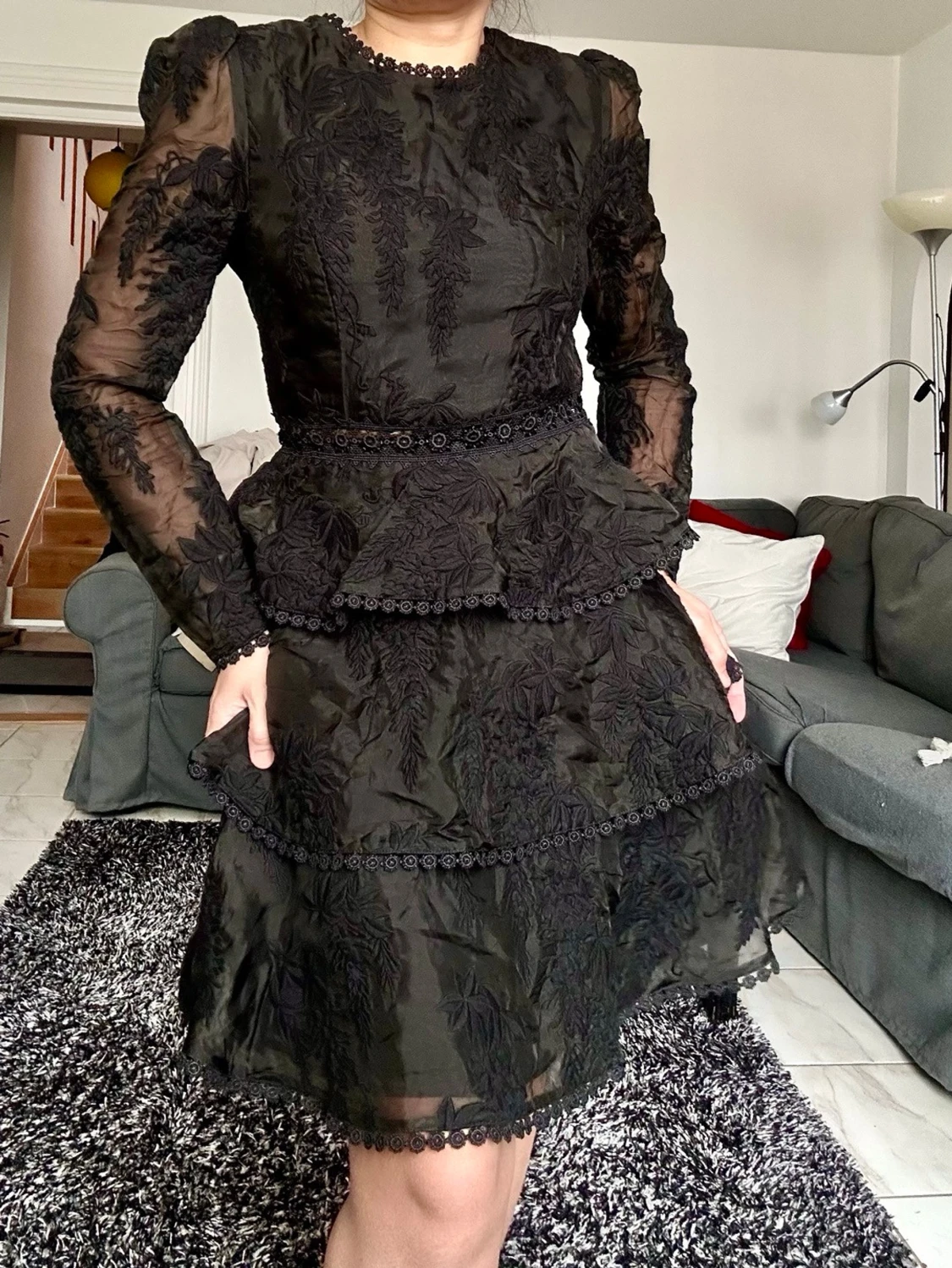 Zimmermann silk embroidered dress