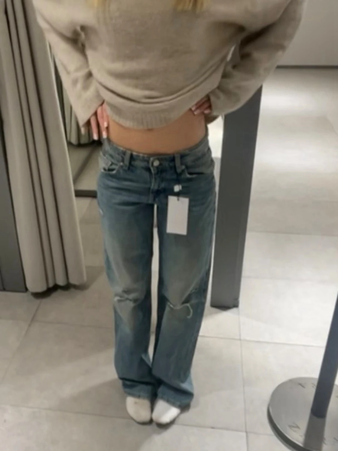Zara trendiga lågmidjade  - 1