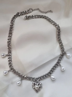 Handgjort halsband  - Material-rostfritt stål. Kedjetjocklek-7,2mm #63