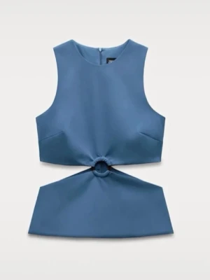 Superfin topp Zara - Superfin topp från Zara med fina detaljer, i mycket bra skick!🩷