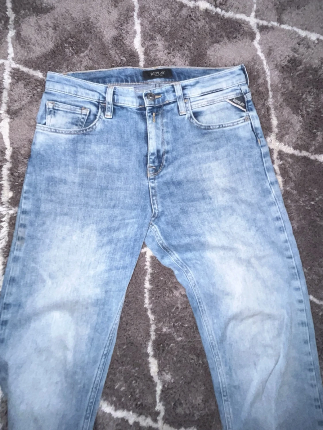 Ljusblå jeans från Replay - 1