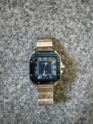 Cartierr navy blue and silver watch - Brand new!