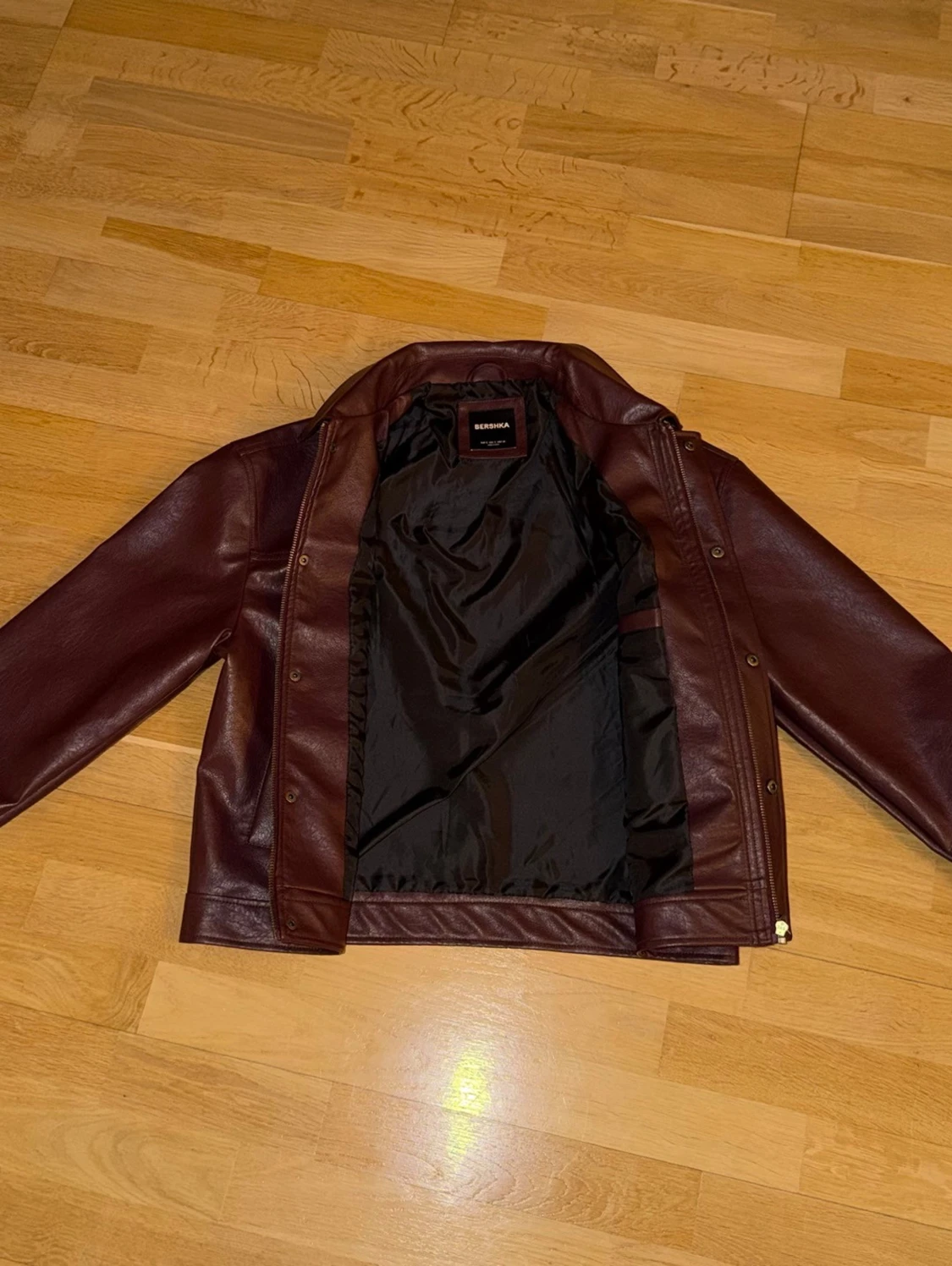 Brun skinnjacka från Bershka - 1