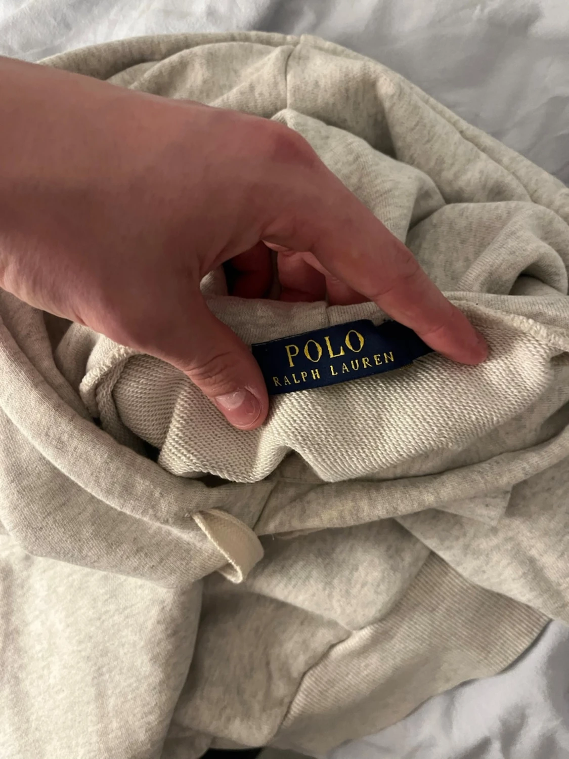 Grå hoodie från Polo Ralph Lauren - 3