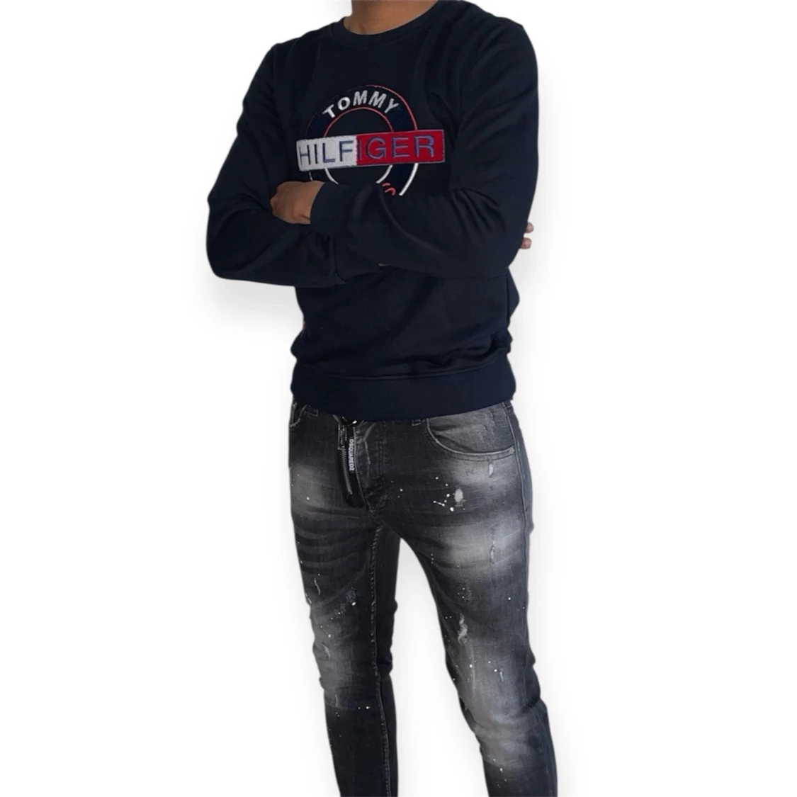 Tommy Hilfiger Tröja- Blå- Storlek S - 2