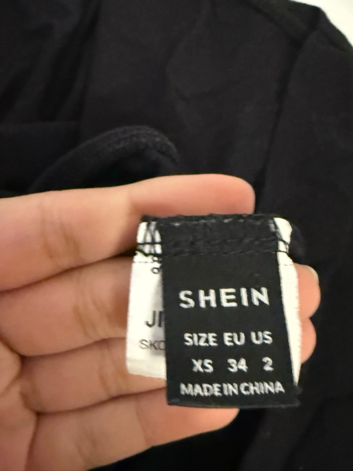 Svart kortärmad topp - 2