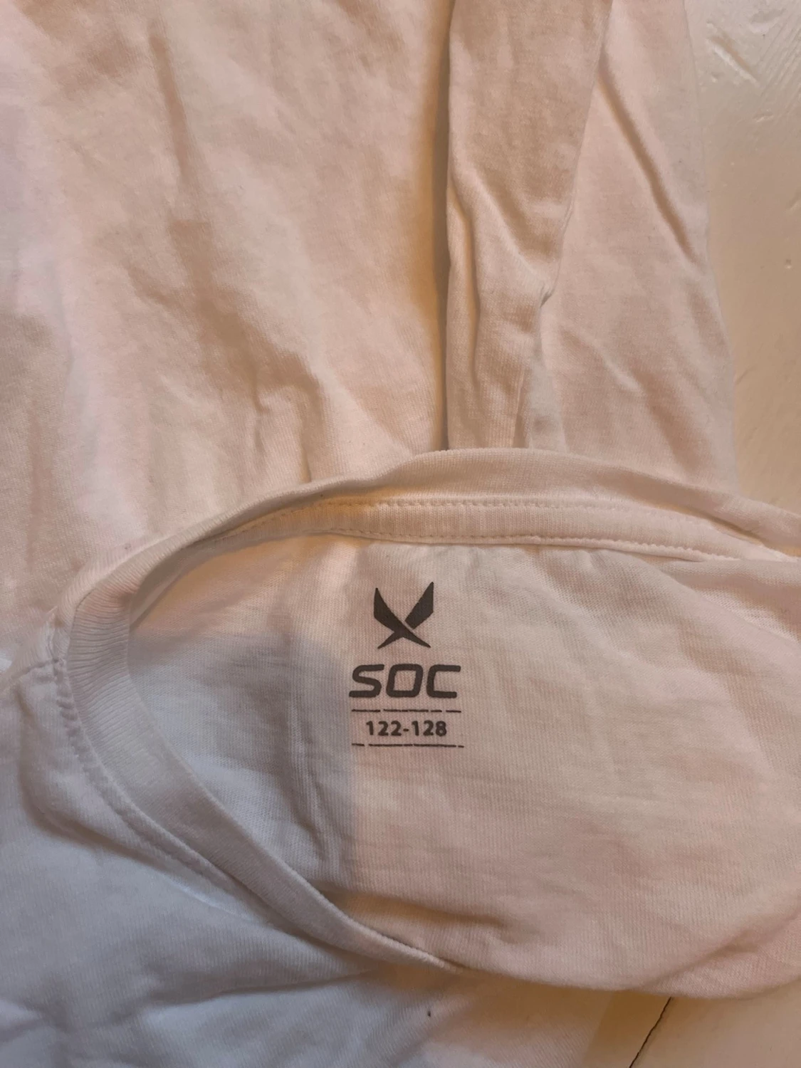 Vit basic t-shirt i bomull - 2