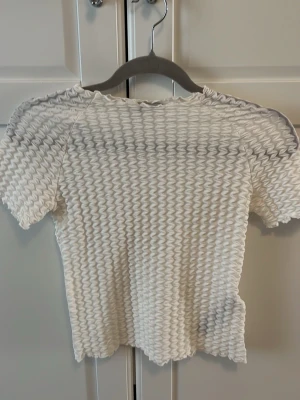 Vit ribbad mesh tröja - En vit möstrad/ribbad tröja från nakd i mesh eller rätt genomskinlig i storlek xs. 