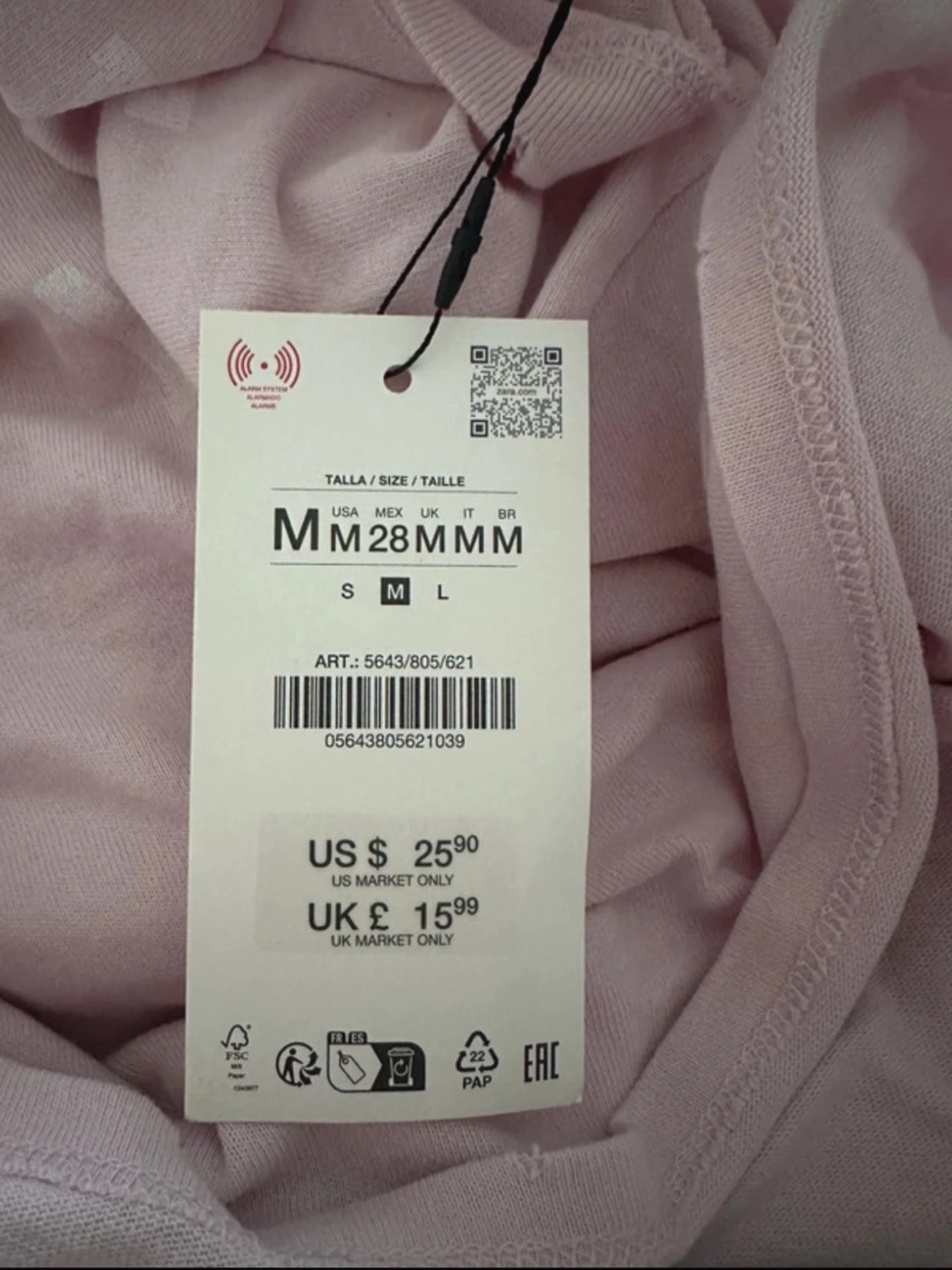 Rosa t-shirt ROMA DEPT. MILANO - 1