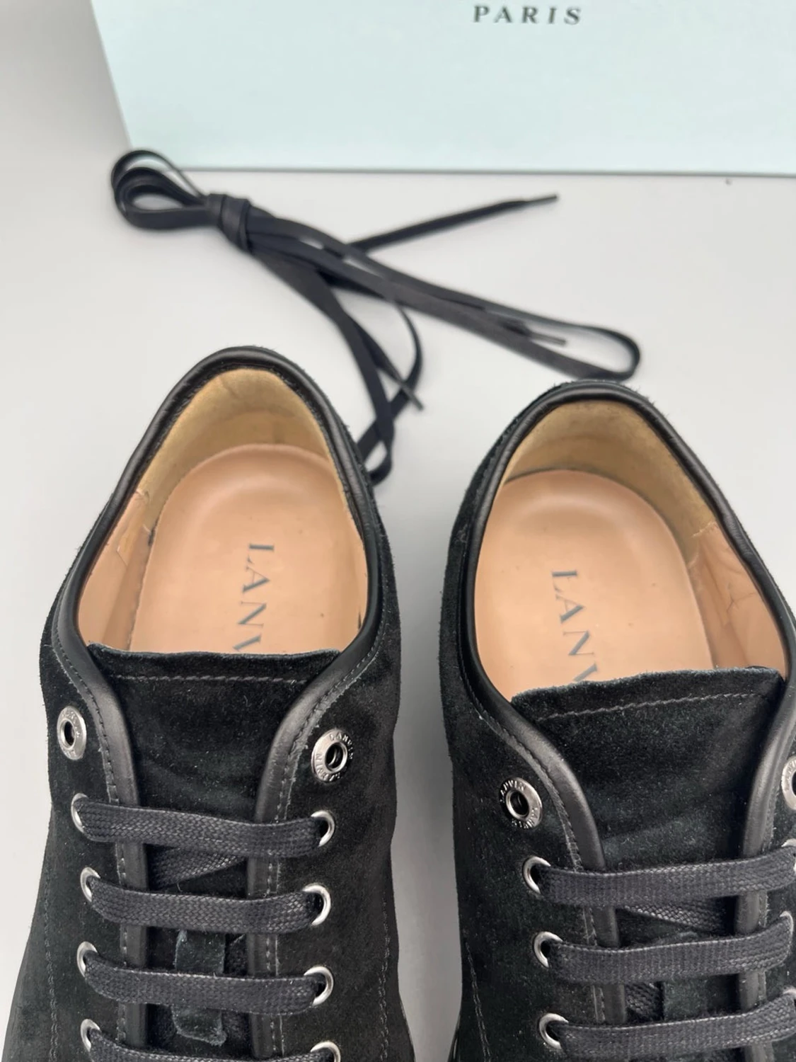 Hel svarta Lanvin skor med blank tå - 5