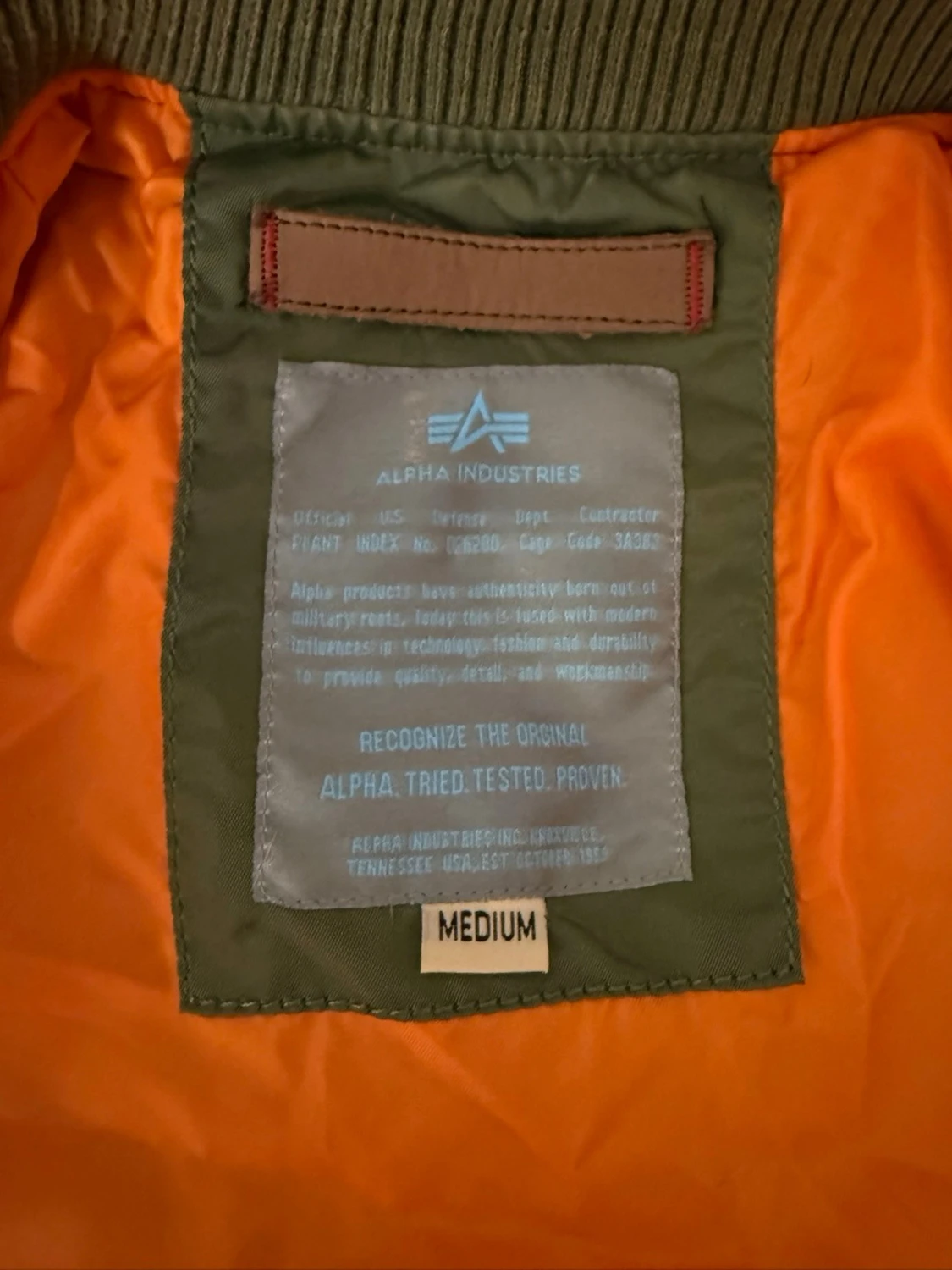 Grön bomberjacka Alpha Industries - 1