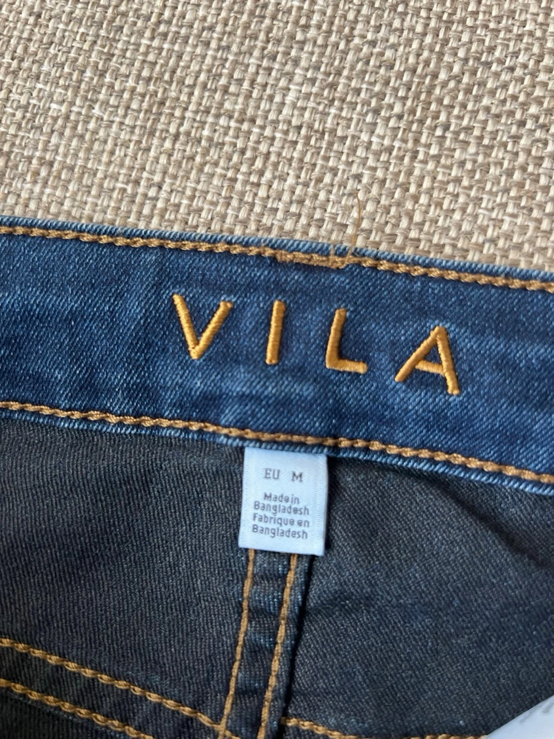 Mörkblå skinny jeans från Vila - 1