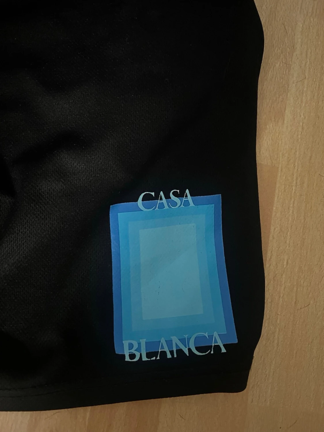 Casa Blanca svart set med blå tryck - 2