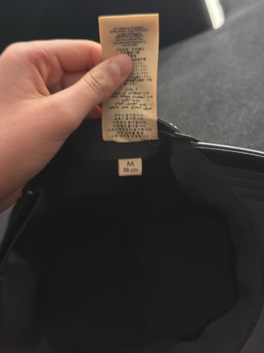 Svart Gucci keps med GG-mönster - 3