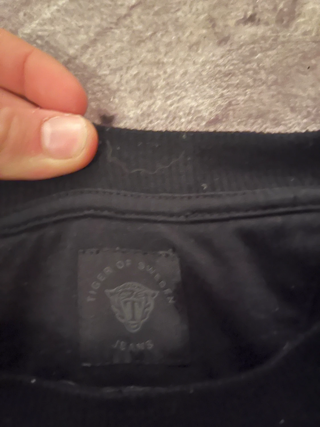 Svart långärmad tröja Tiger of Sweden - 1