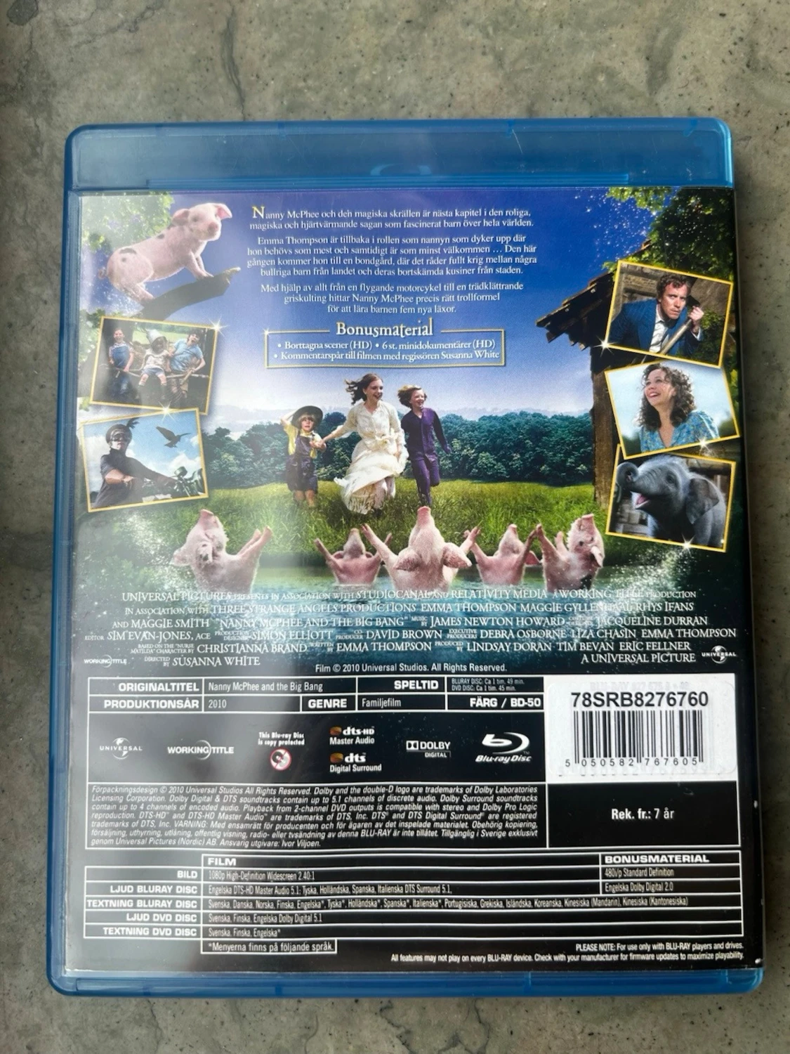 Nanny mcphee och den magiska skrällen blu-ray - 1