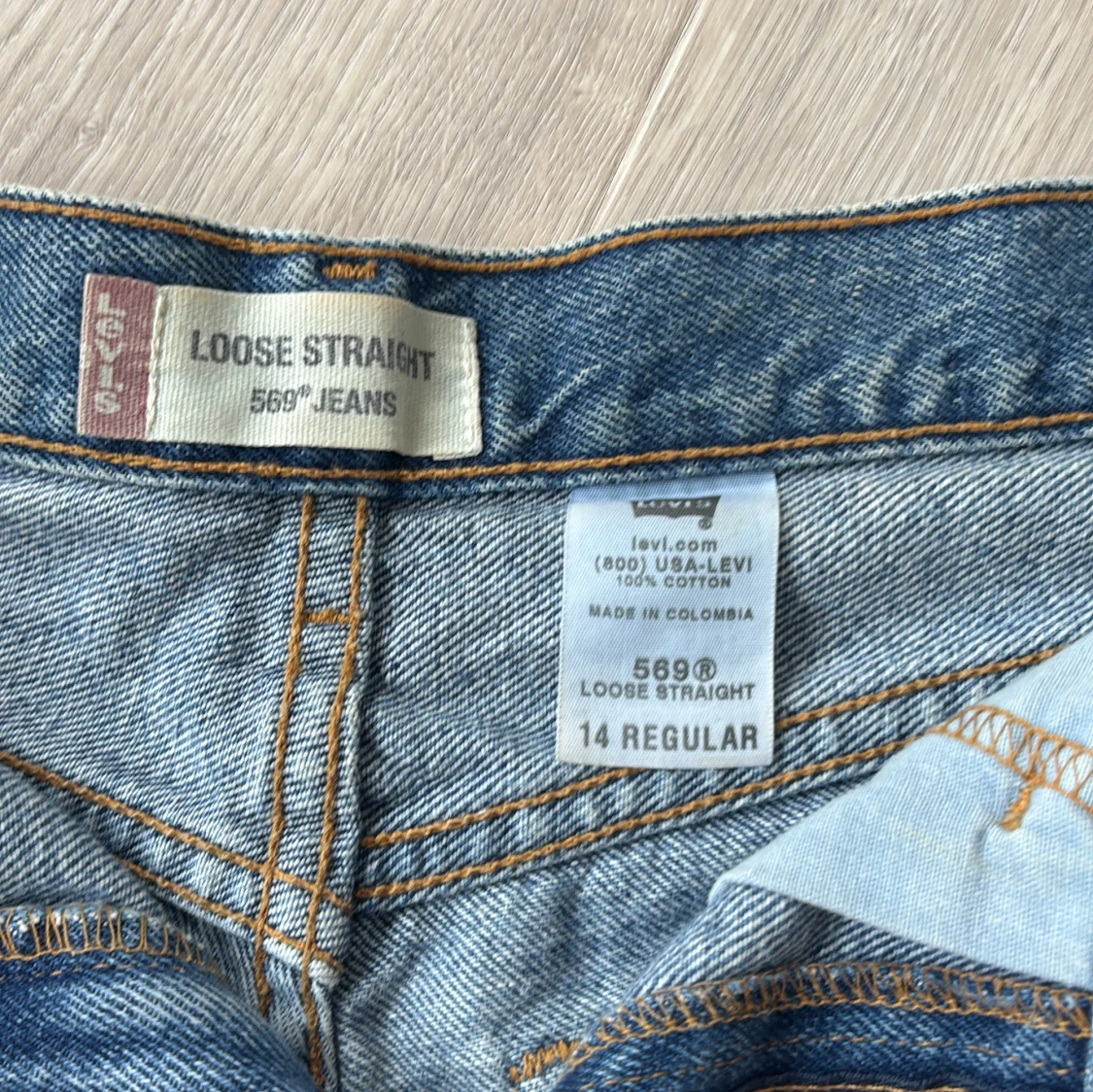 Levi's denimshorts loose straight - 1