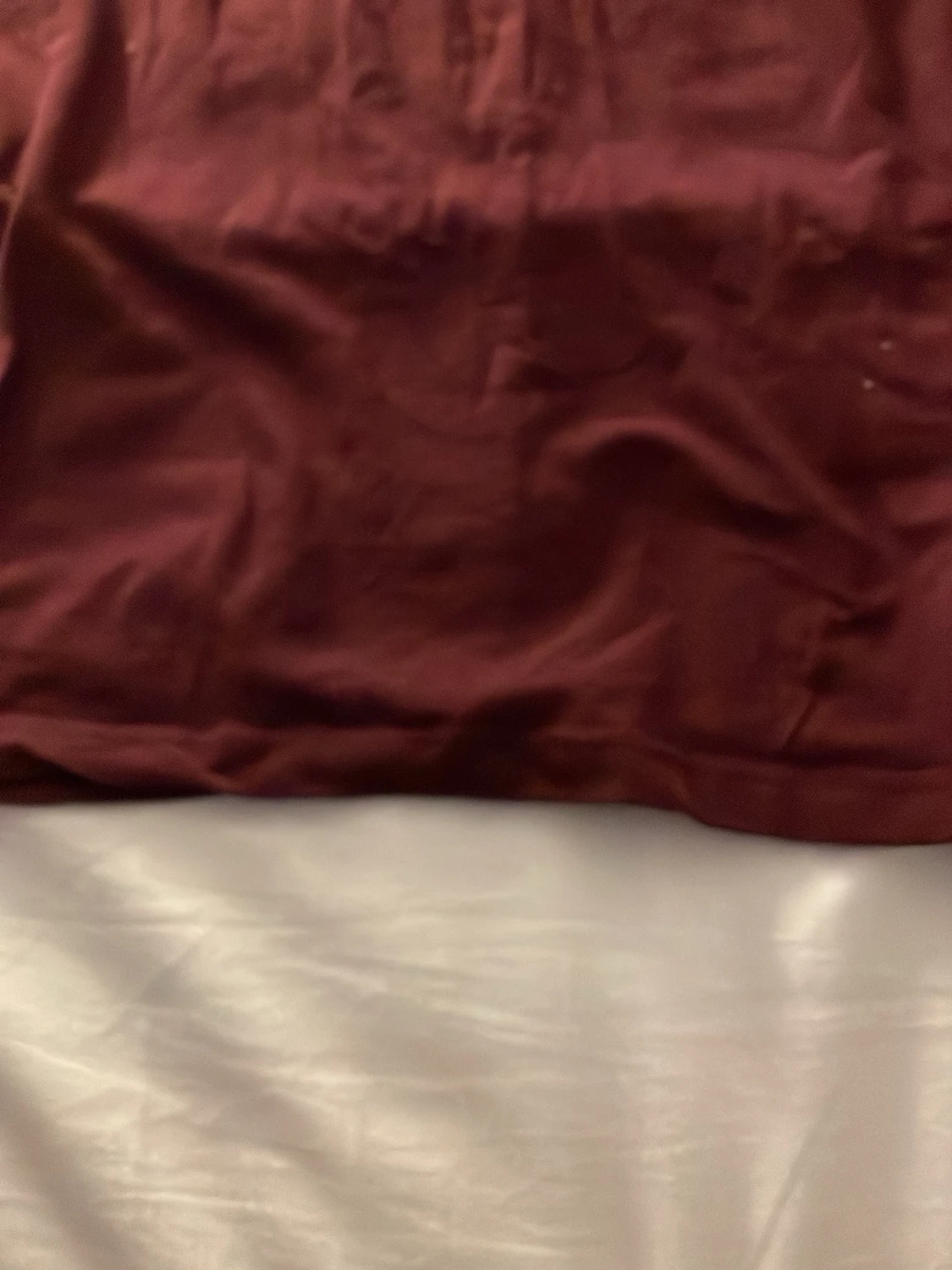 Mörkröd cropped sweatshirt - 2