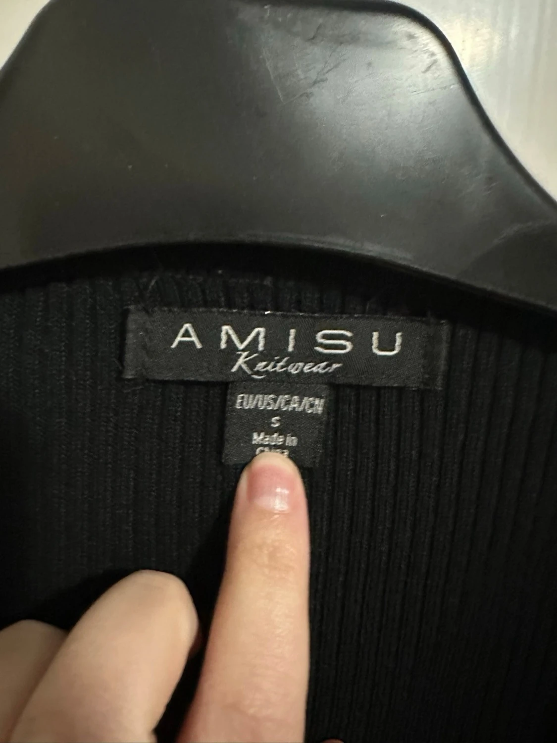 Svart omlottkofta från Amisu storlek: S - 1