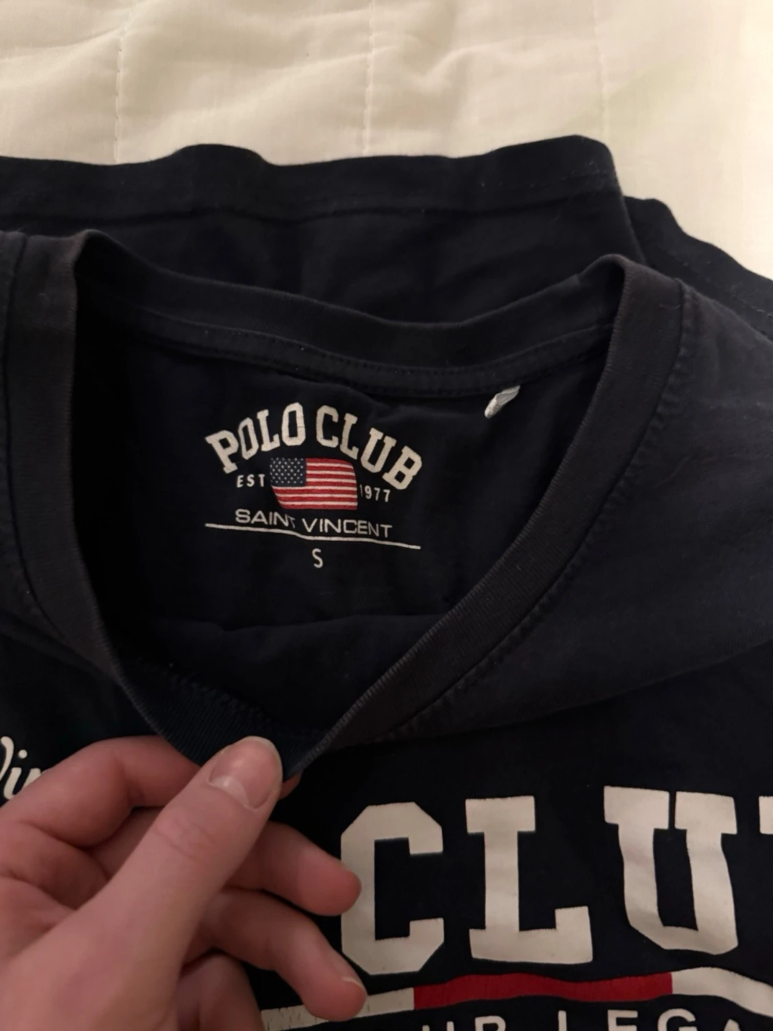 Svart Polo Club t-shirt Saint Vincent - 1