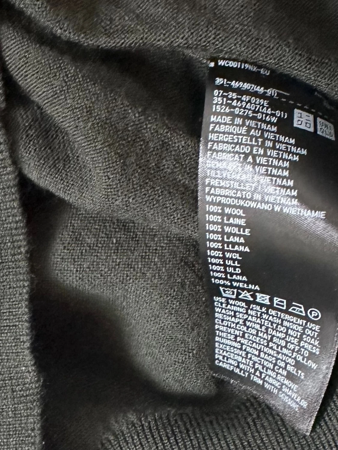 Mörkgrön stickad tröja med halv dragkedja - 3