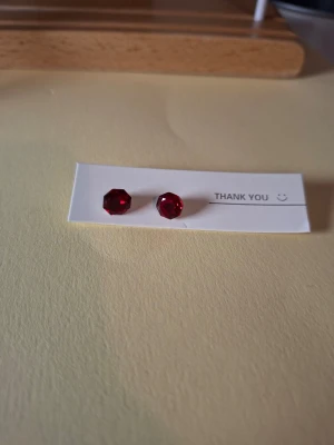 Röda kristallörhängen  - Överge samlingen, utförsäljning till låga priser