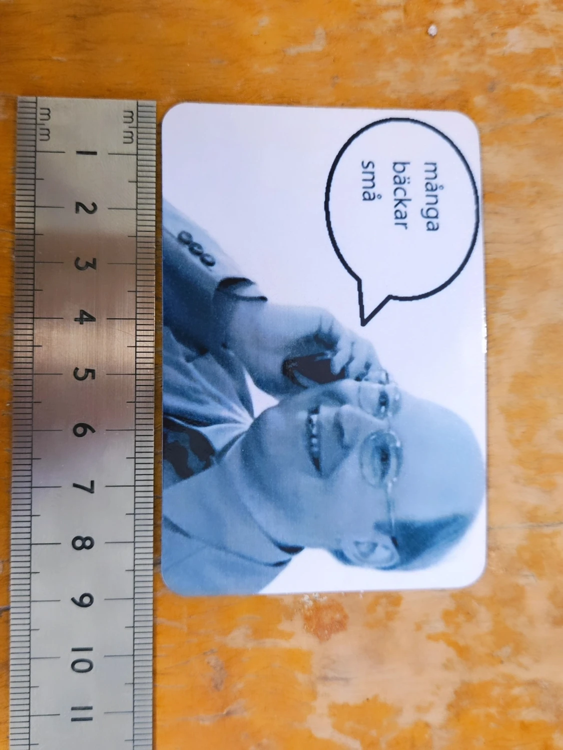 Kylskåpsmagnet med rolig Solsidan tema - 2