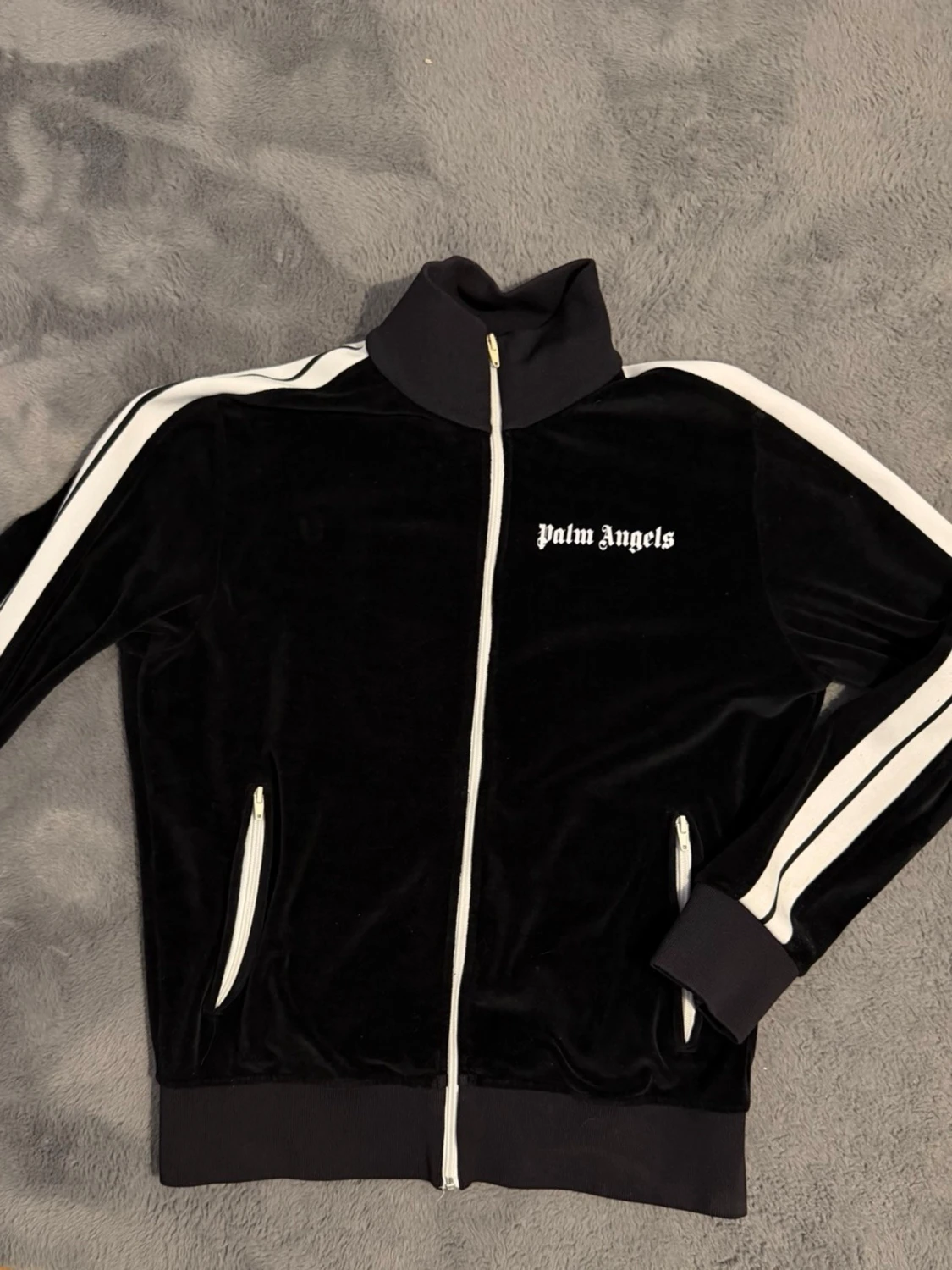 Svart Palm Angels ziptröja