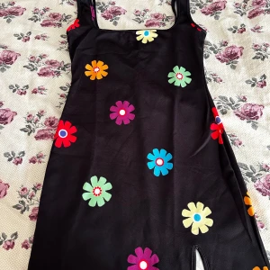 Floral Print Split Hem Wide Strap Dress - New, unused. 