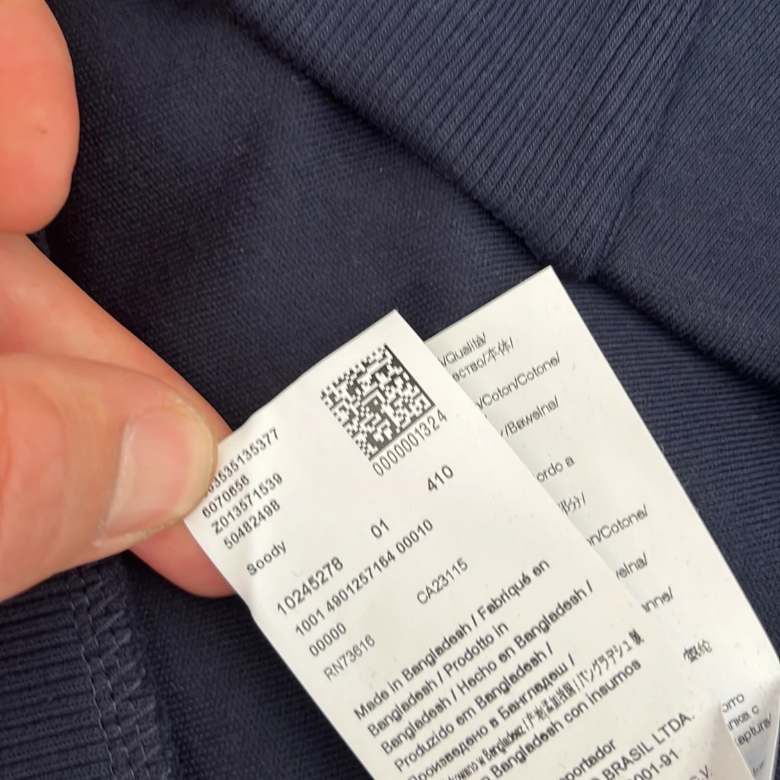 HUGO BOSS HODDIE FINT SKICK - 92