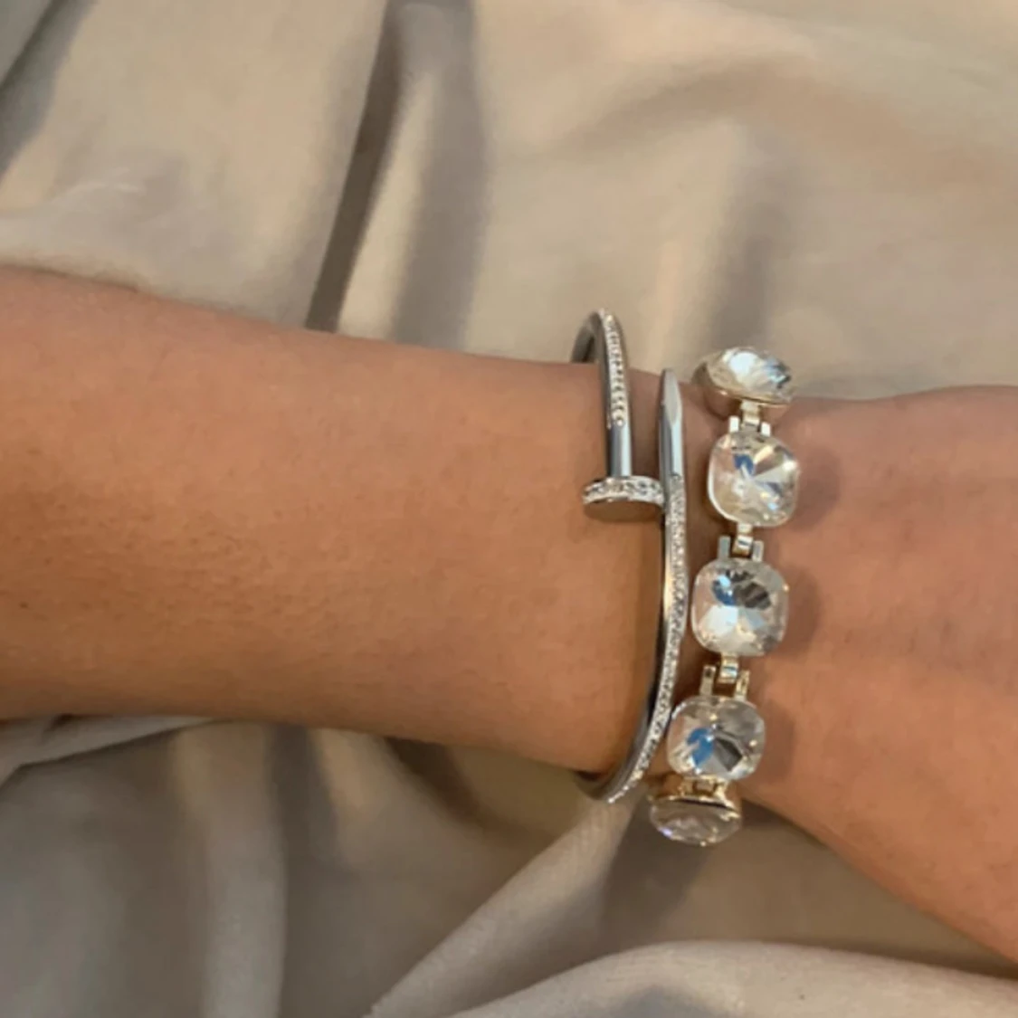 Snö of sweden kristall armband  - 90