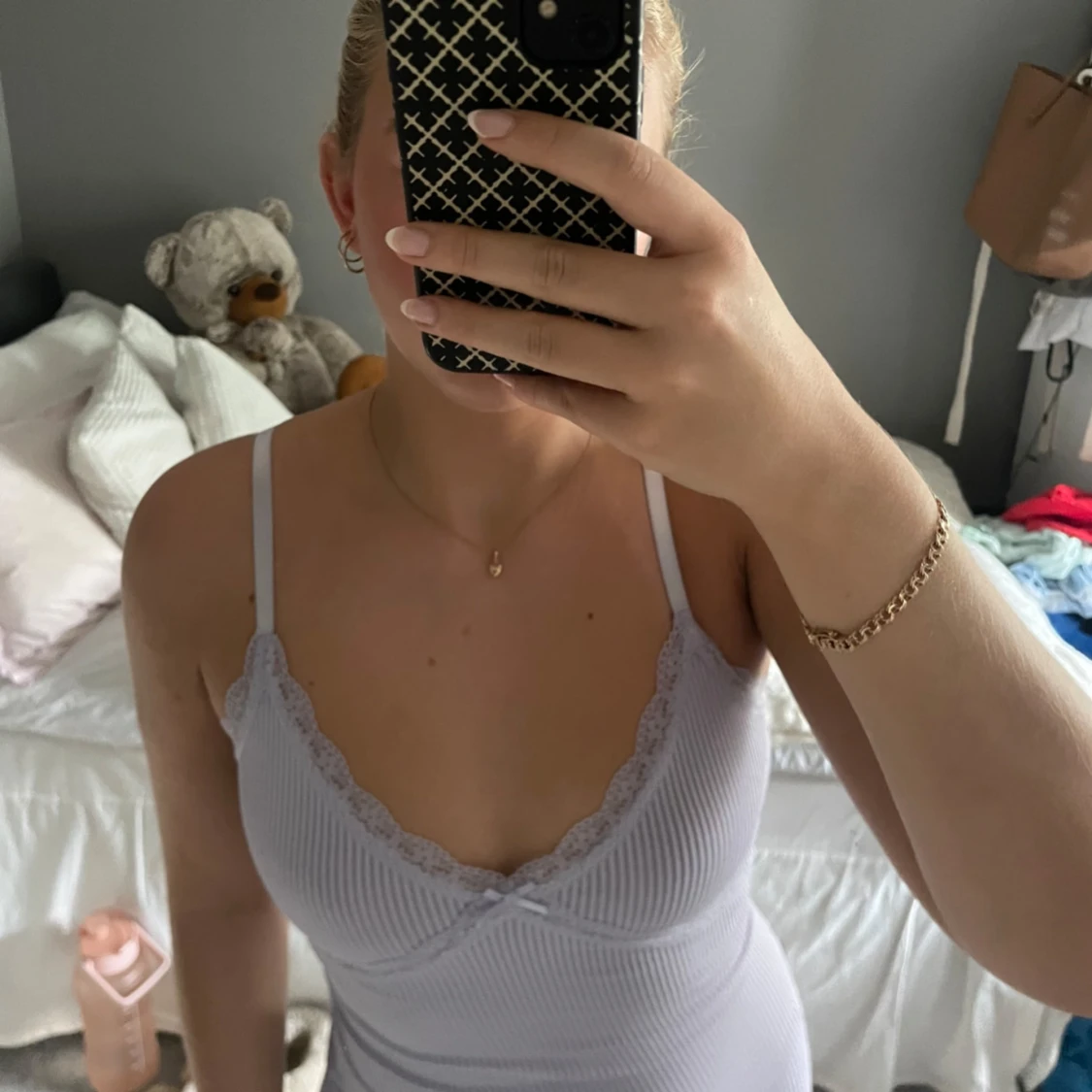 Ljuslila kortklänning - 90