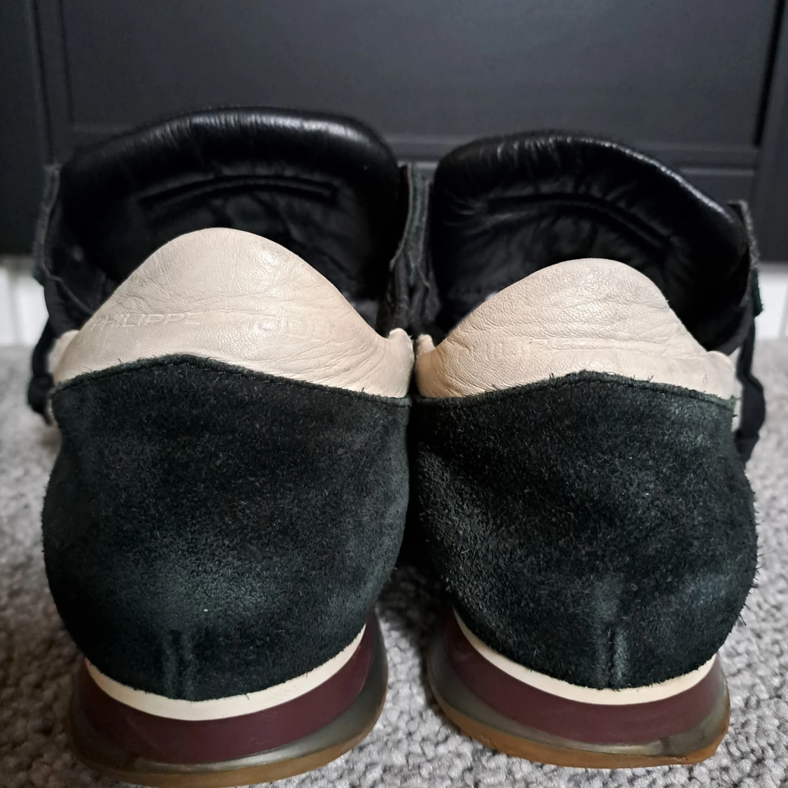 Svarta Phillipe Model skor - 91