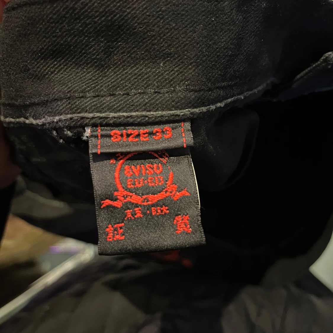 Svarta jeans från Evisu - 92