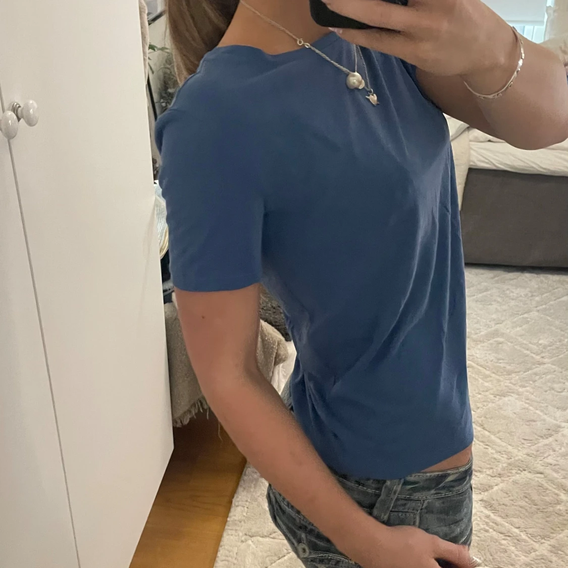 Blå t-shirt från VILA - 90