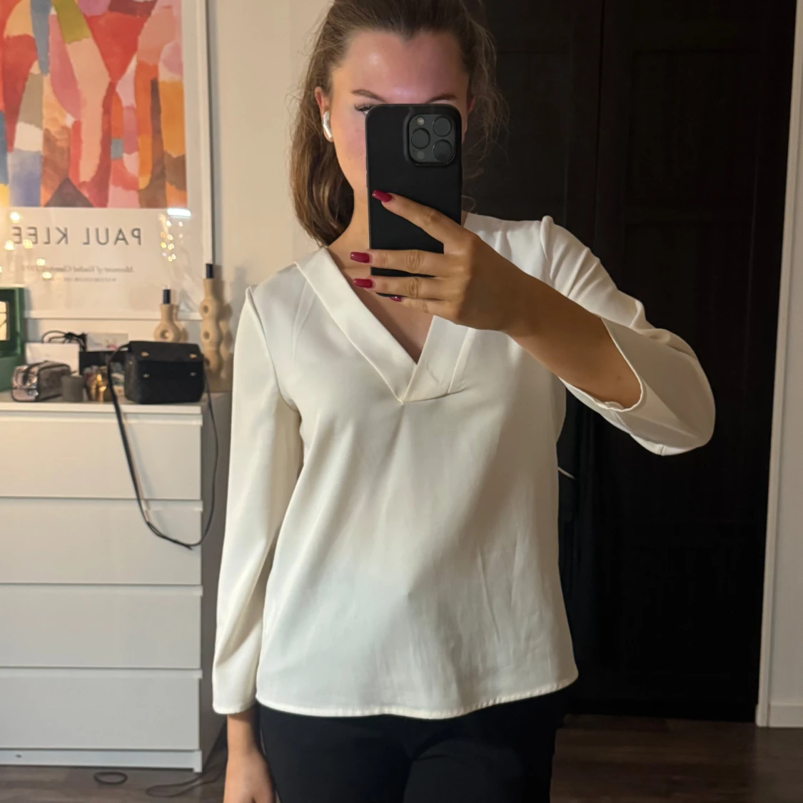 Vit blus från Aware by Vero Moda - 90