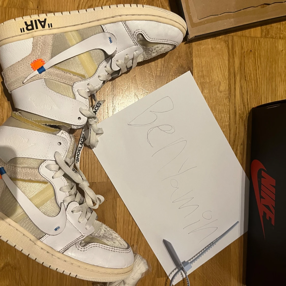 Jordan 1 off white high euro us 7.5