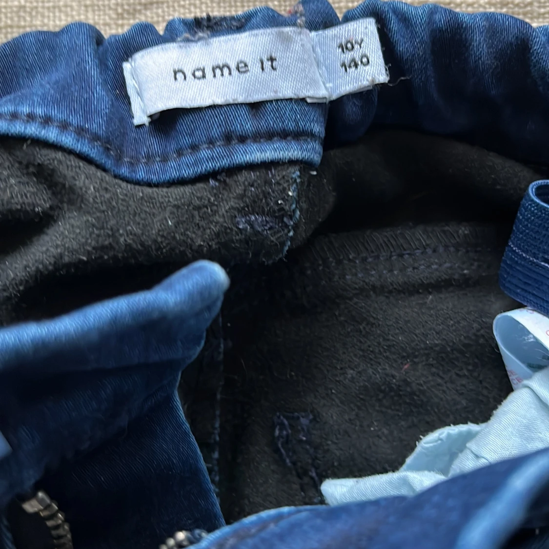 Mörkblå jeansleggings från Name It - 91