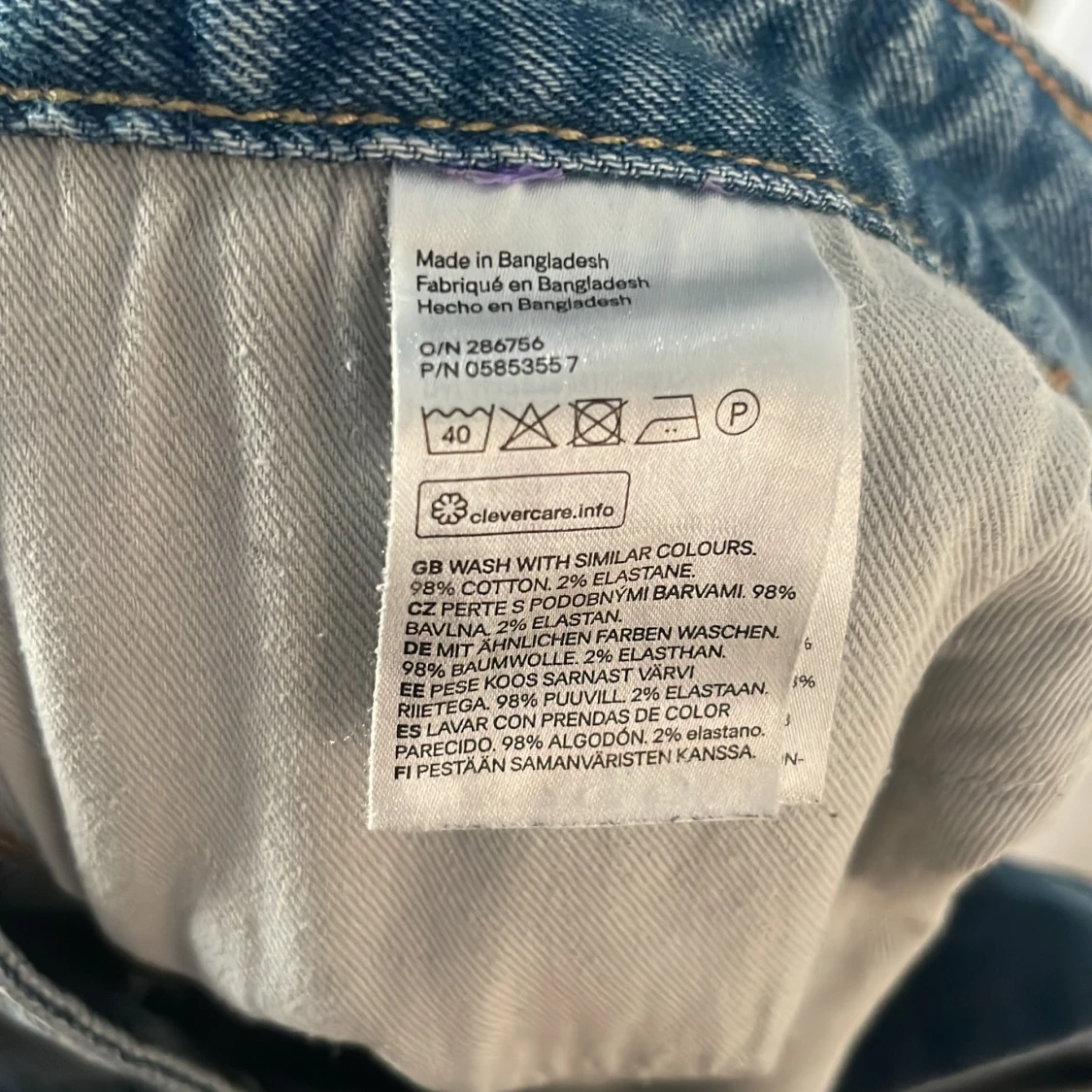 Blå jeansshorts i slim fit - 3