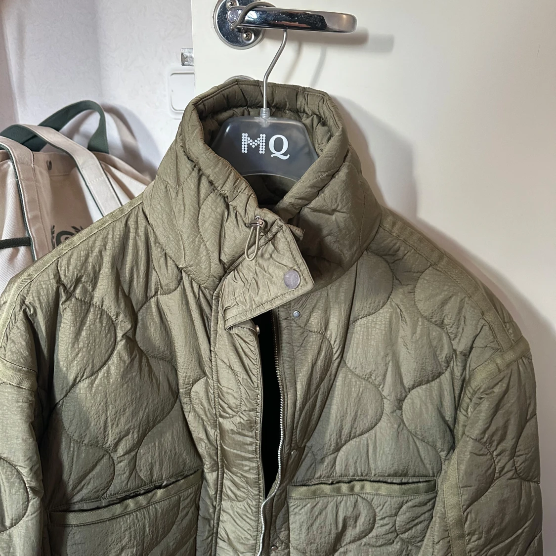 Grön quiltad jacka Zara - 2