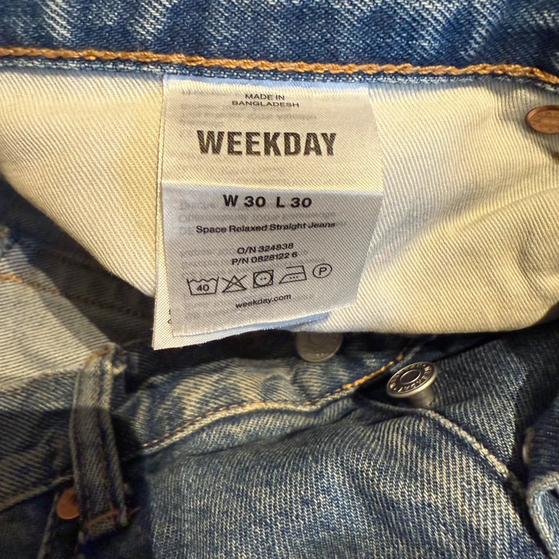 Blå jeans från Weekday - 2
