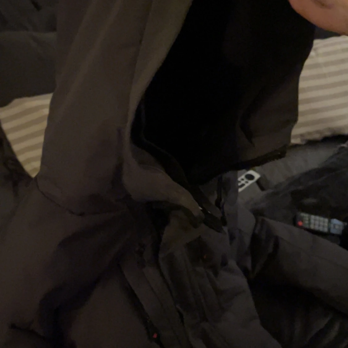 Mörk grå parkajacka från Zavetti Canada - 2