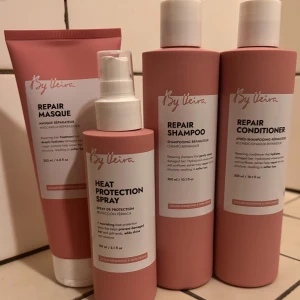 Repair set från by Veira! - Repar shampoo 300 ml, conditioner 300 ml, Masque 200 ml & Heat protection 150 ml.  Nytt och använt. 