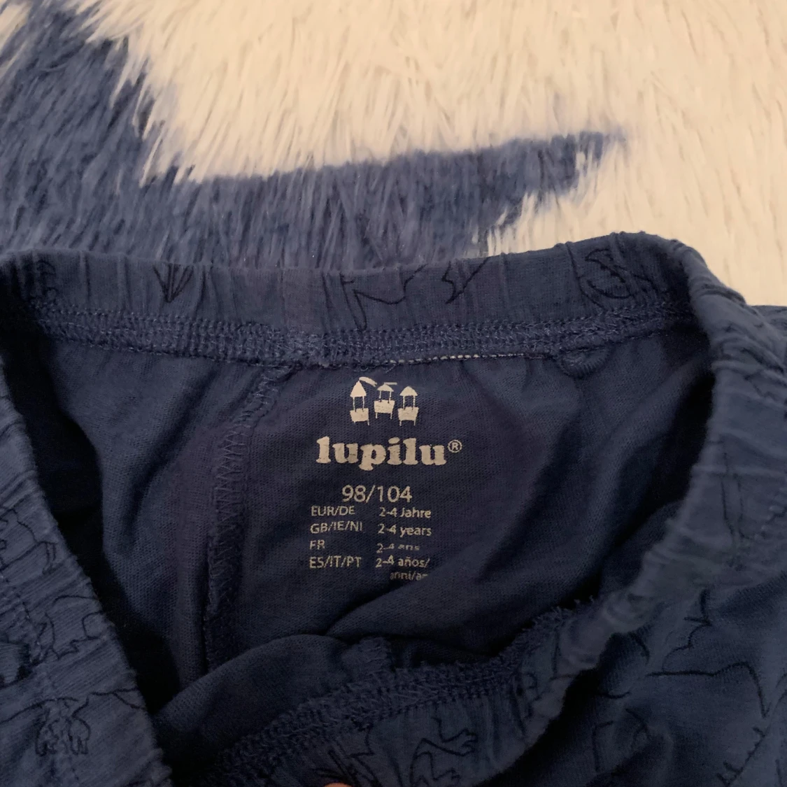 Mörkblå mjukisbyxor från Lupilu - 2