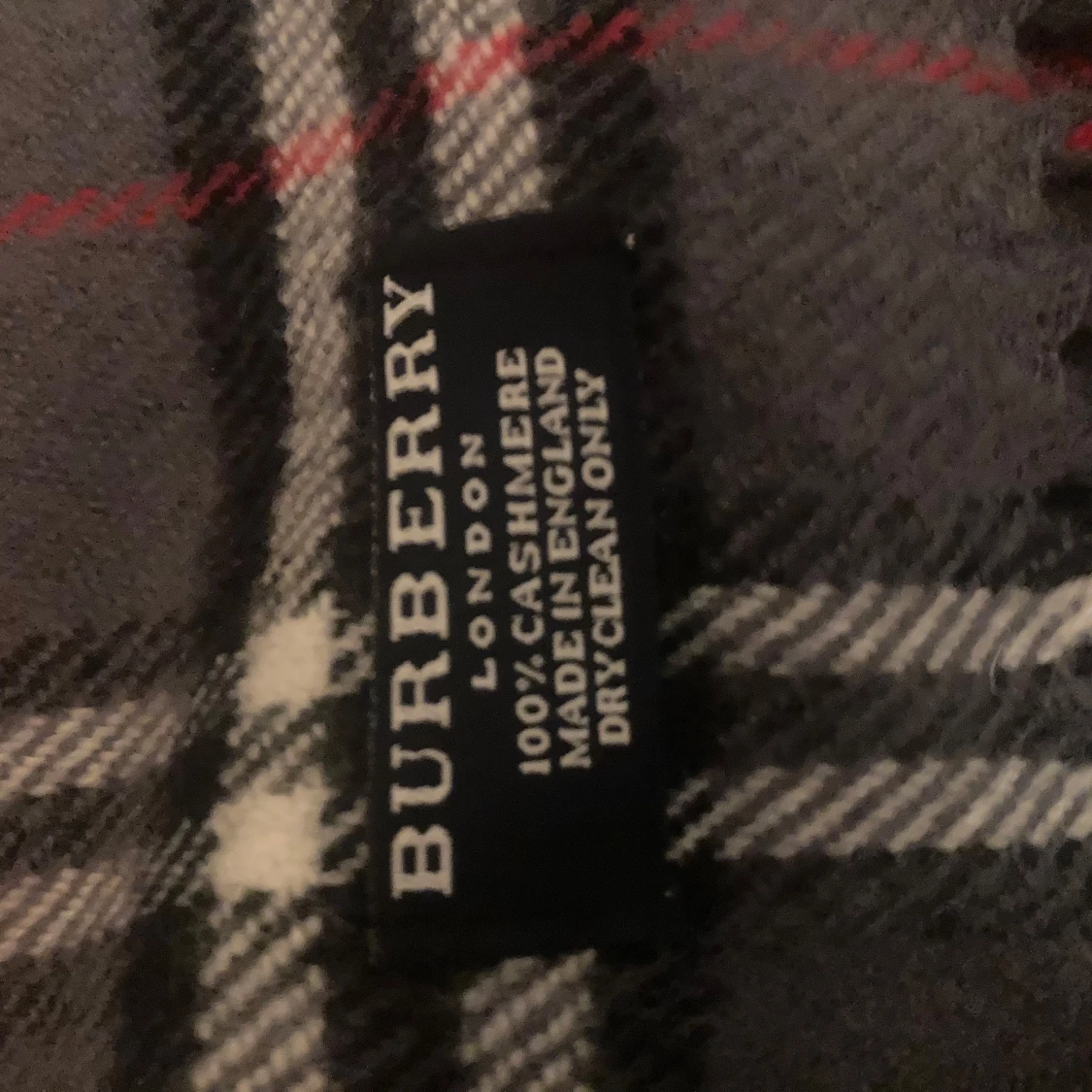 Rutig halsduk från Burberry