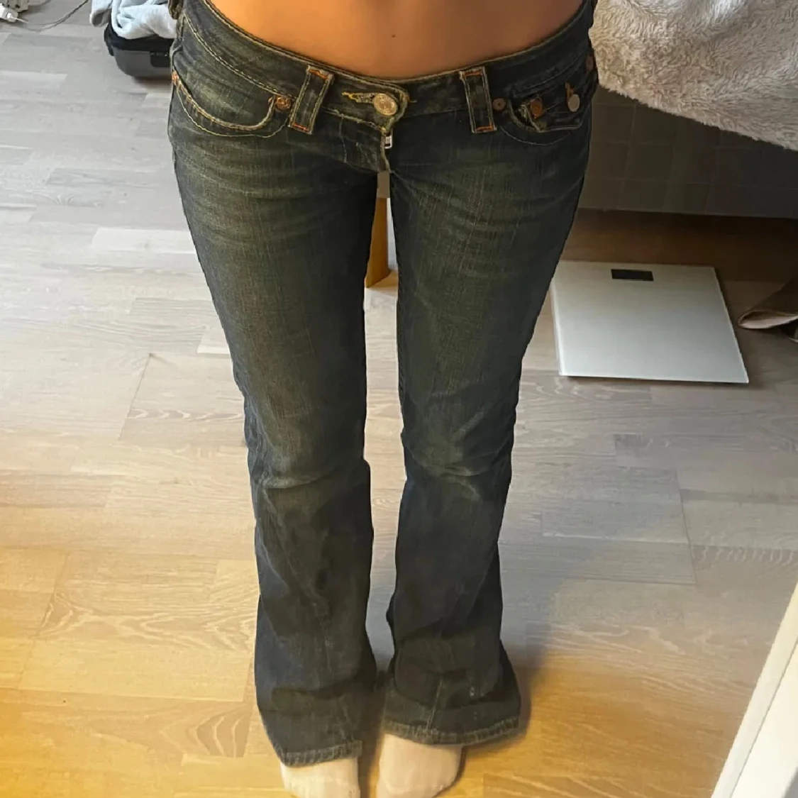 True religion Mörkblå jeans med bootcut - 1