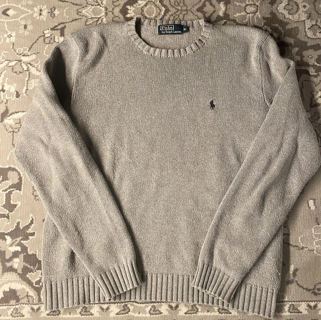 Grå stickad tröja från Polo Ralph Lauren